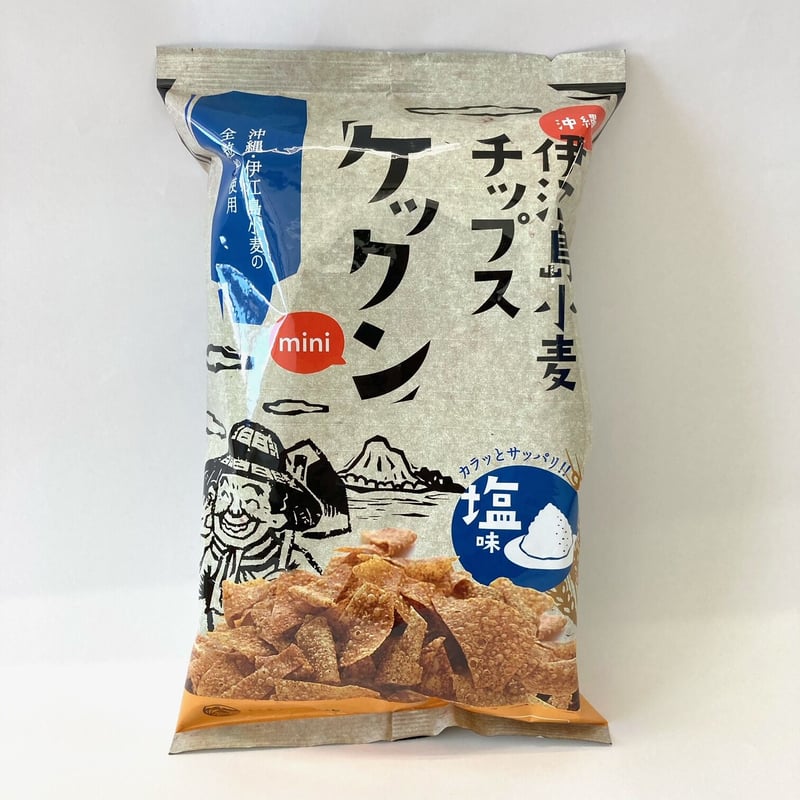 284001 伊江島小麦チップス ケックンmini(塩) 60g | 南西産業