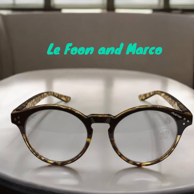 サングラス AS51304 LE FOON x MARCO イエローレオパード ギフト