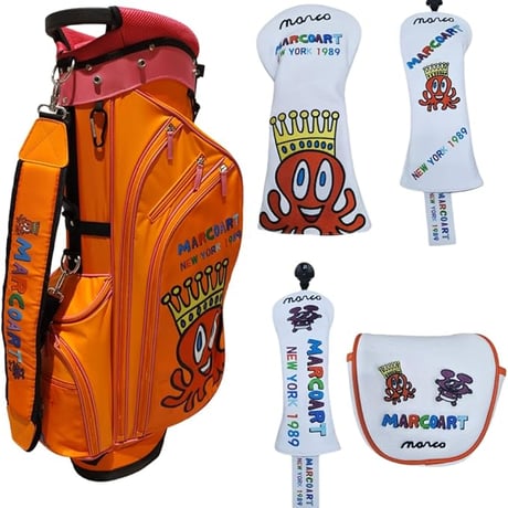 【新品未使用】MARCOART NEWYORK1989 スタンド式キャディバッグ 日本初限定販売**MARCOART New York 1989 オリジナルキャディ