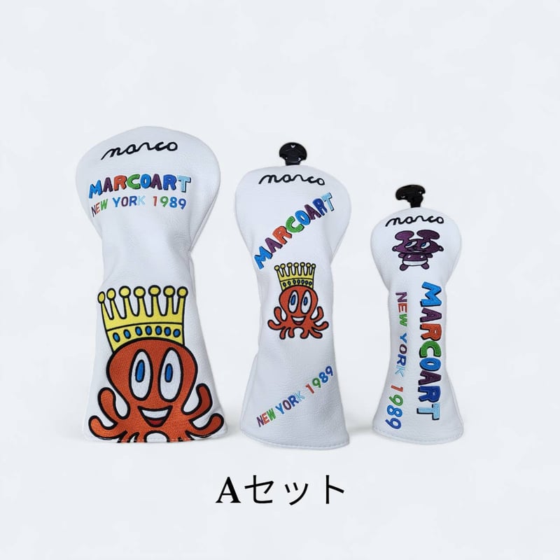 MARCOART NEW YORK 1989 DR、FW、UTヘッドカバー Aセット | MA