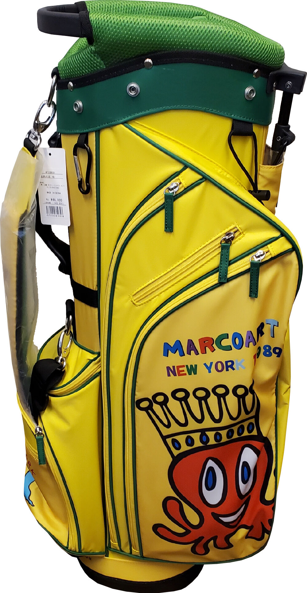 MARCOART New York 1989 キャディバッグ（黄色） 期間限定特別価格販売** 定価50,600円（税込）→ 43,000円（税込