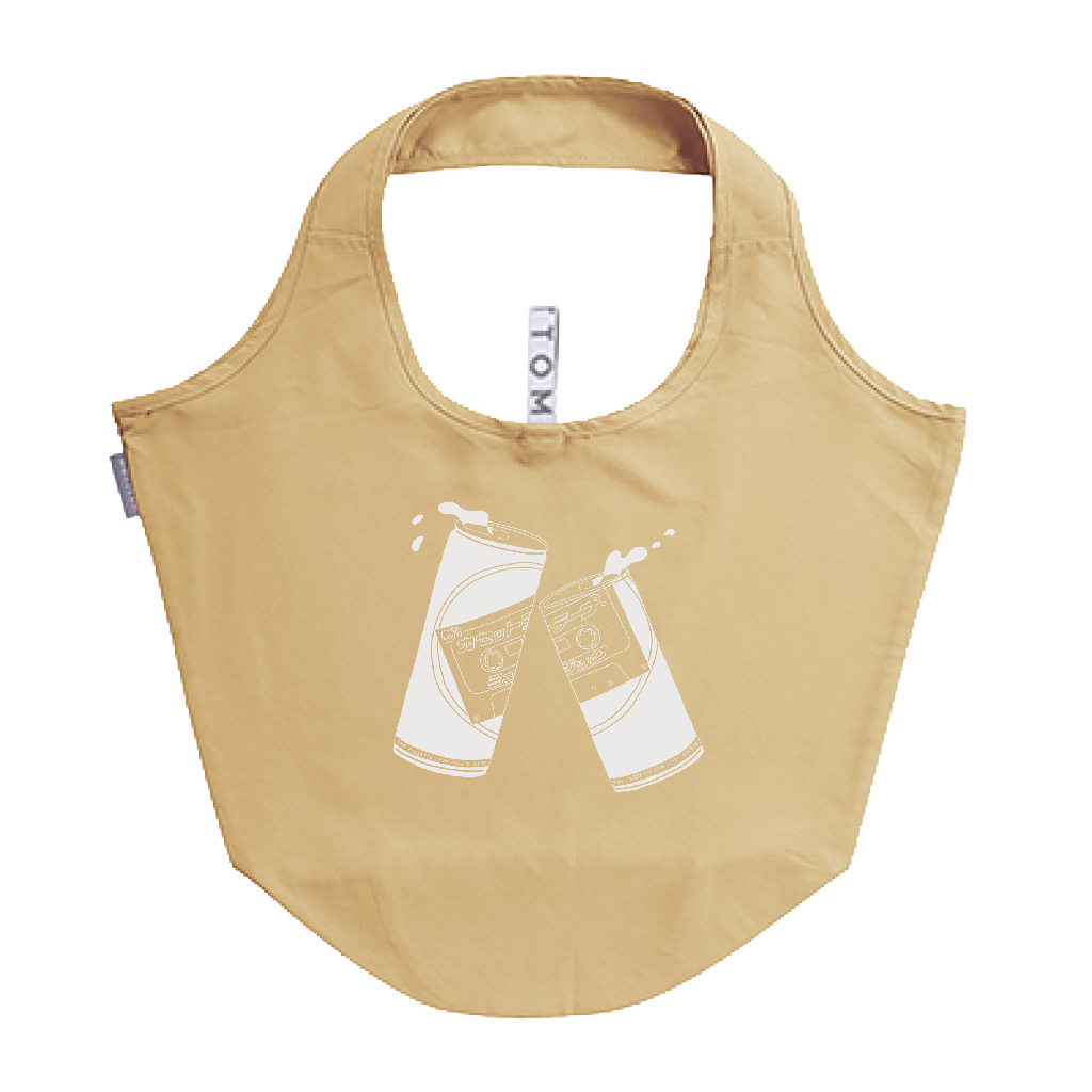 IU 2017年 9周年記念ファンミーティング カセットテープ エコバッグ ザ・カセットテープ・ミュージック_24年エコバッグ（ベージュ） | BS12