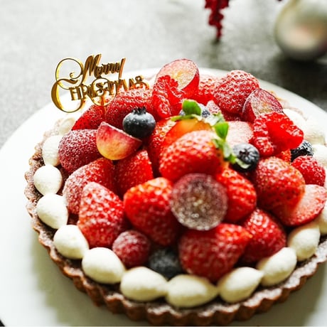 クリスマス限定 ミックスベリータルト(18cm)【19日受け取り】