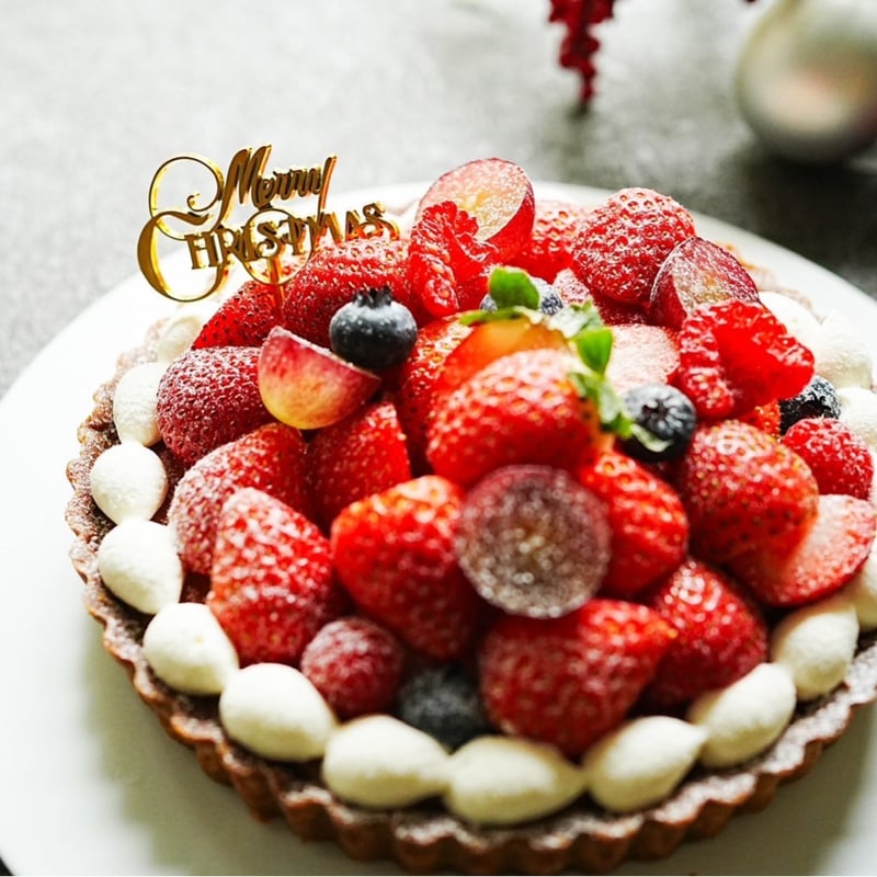 20日受け取り】Xmasベリータルト(18cm)【数量限定】 | カヌレと焼き