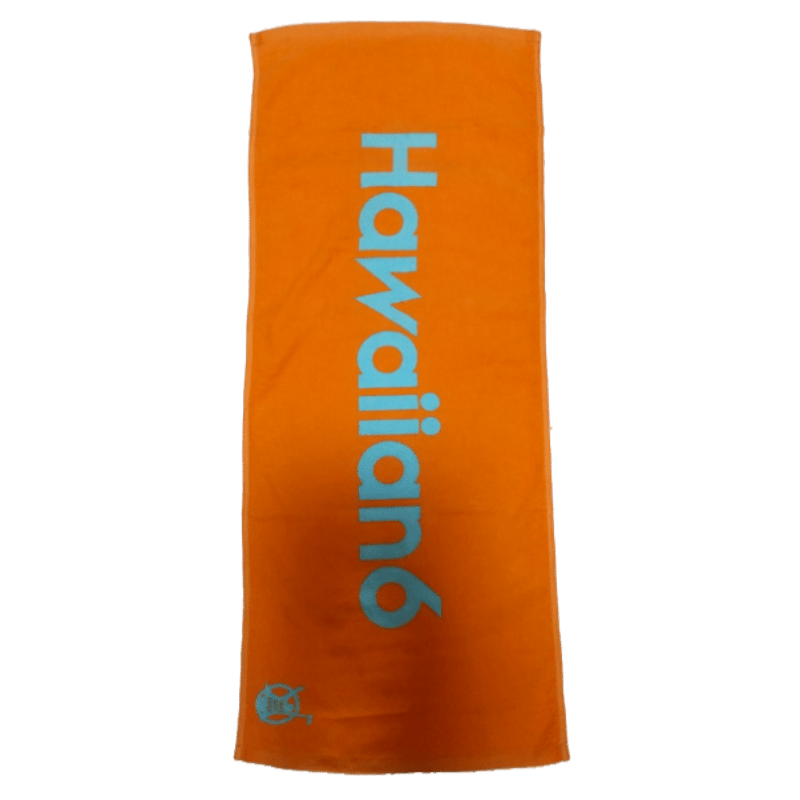 HAWAIIAN6 オレンジロゴタオル | Fire Knuckle STORES