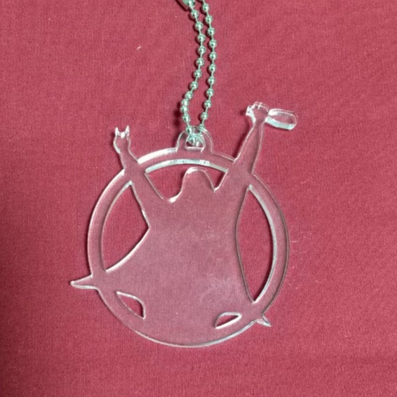 IKKI NOT DEAD 透明キーホルダー | Fire Knuckle STORES