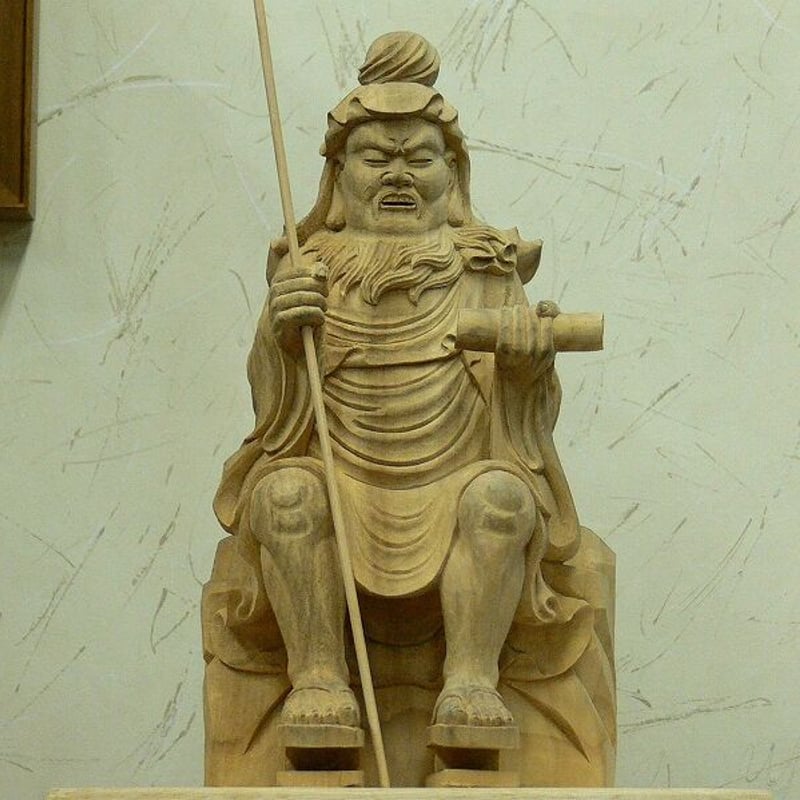 仏像☆楠材 役行者（役小角）前鬼・後鬼付☆修験道開祖 | お仏壇・お墓