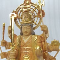 仏像◇香木 歓喜天6.0寸立◇大聖歓喜天、象鼻天、ガネーシャ