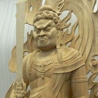 仏像☆ヒバ材 帝釈天像2.2寸 総高さ:約22.5cm | お仏壇・お墓の三界堂