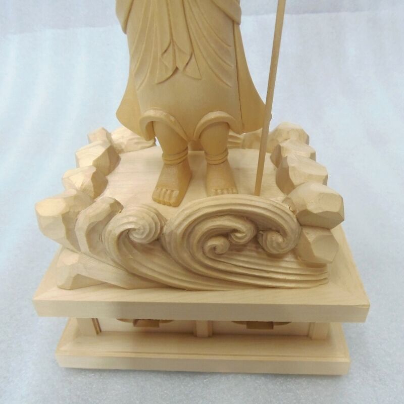 仏像☆ヒバ材 三宝荒神像6.0寸☆全高 約35cm | お仏壇・お墓の三界堂