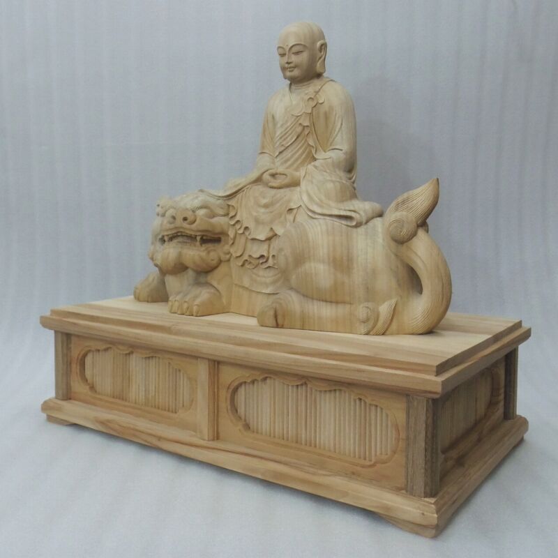 仏像☆楠材 僧形文殊菩薩坐像 高さ:約54cm☆文殊師利 | お仏壇 仏像☆楠材 僧形文殊菩薩坐像 高さ:約54cm☆文殊師利 | お仏壇