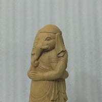 仏像☆柘植 白山大権現7.0寸立☆白山妙理権現 高さ：約38cm | お