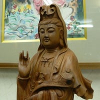 仏像☆柘植材 摩利支天像4.0寸☆高さ：約19cm | お仏壇・お墓の
