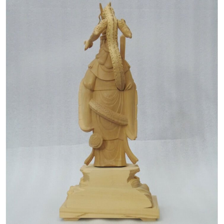 決算大特価中　希少仏像★柘植 白山大権現7寸立★白山妙理権現 高さ：約38cm 仏像☆柘植 白山大権現7.0寸立☆白山妙理権現 高さ：約38cm | お