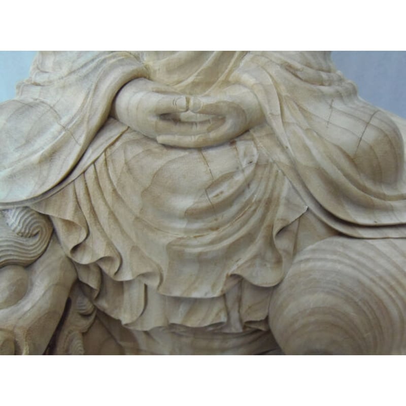 仏像☆楠材 僧形文殊菩薩坐像 高さ:約54cm☆文殊師利 | お仏壇 仏像☆楠材 僧形文殊菩薩坐像 高さ:約54cm☆文殊師利 | お仏壇