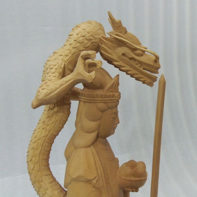 蔵出し特価中希少仏像★柘植 白山大権現7寸立白山妙理権現 約38cm 仏像☆柘植 白山大権現7.0寸立☆白山妙理権現 高さ：約38cm | お仏壇