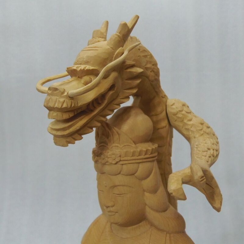 仏像☆柘植 白山大権現7.0寸立☆白山妙理権現 高さ：約38cm | お仏壇