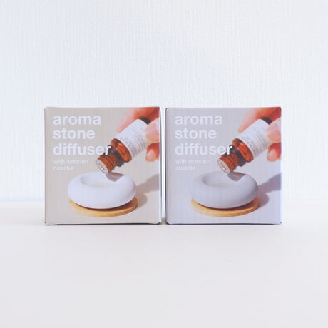 アロマストーンディフューザー　芳香器　木製コースター付
