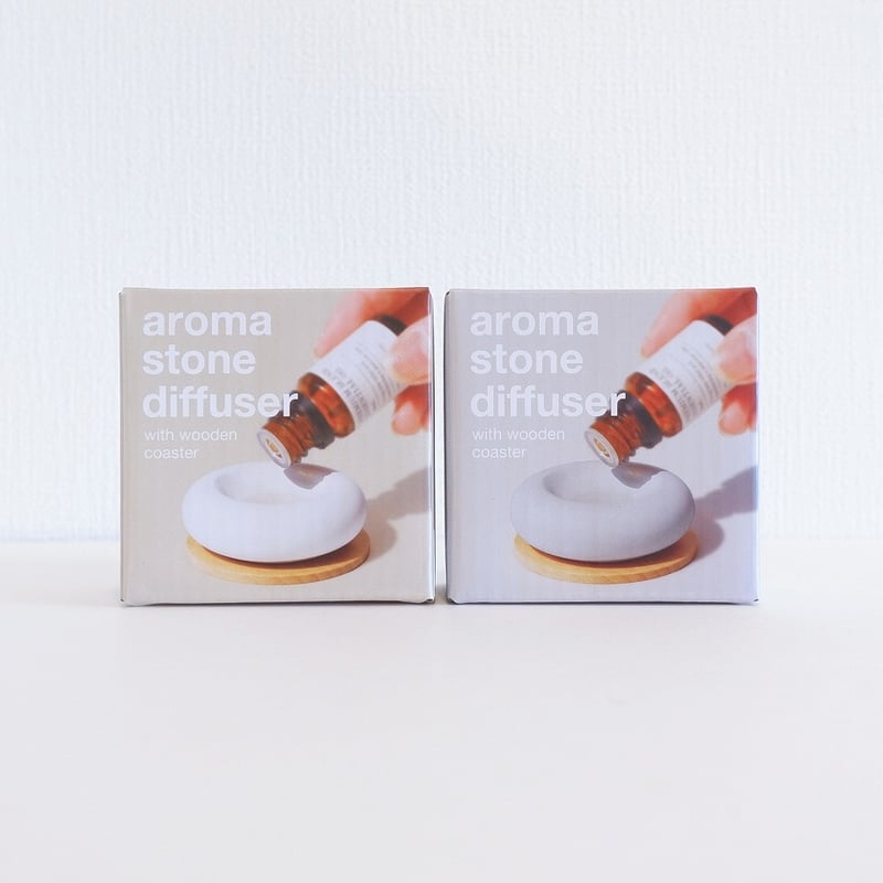 アロマストーンディフューザー 芳香器 木製コースター付 | プルプレア