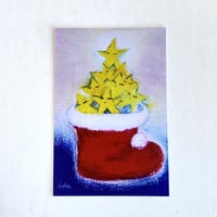 クリスマス　ポストカード　Idumi Arai
