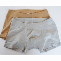 メンズ　ゴム無しローライズボクサーパンツ　オーガニックコットン　オーガニックガーデン