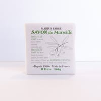 サボンドマルセイユ　石けん　オリーブＮ　100g　無香料タイプ　マリウスファーブル