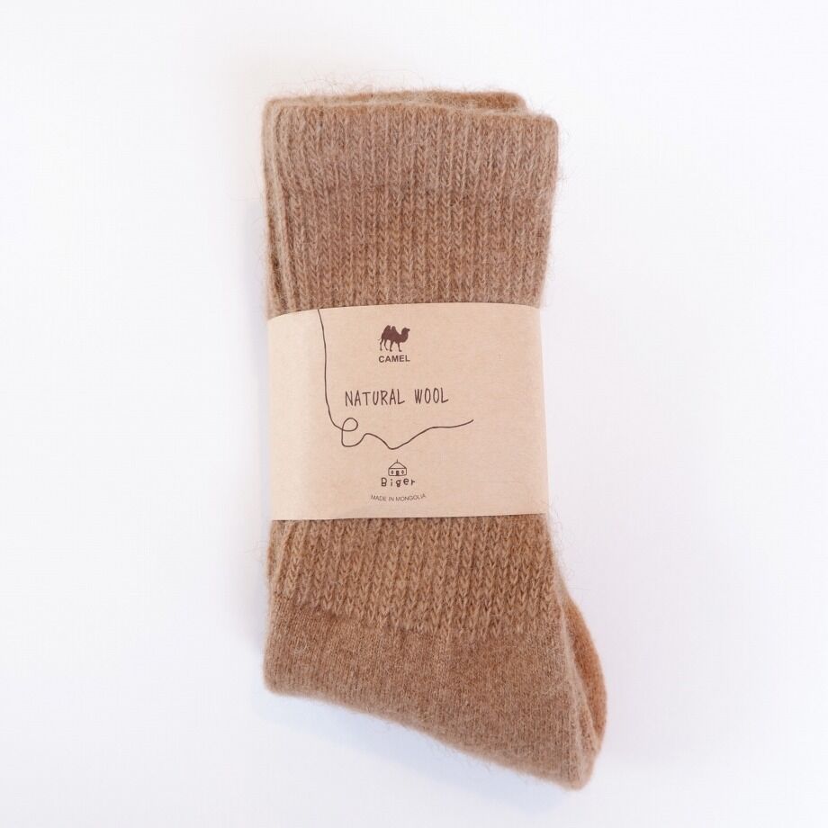 つぼ　ラクダウール ラクダウールソックス 無地 モンゴライン | プルプレアWEBショップ