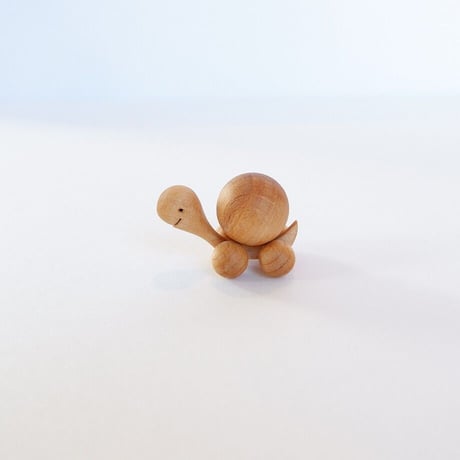 ころころカメさん　ハンドメイド木製芳香器　ヴァルトファブリック