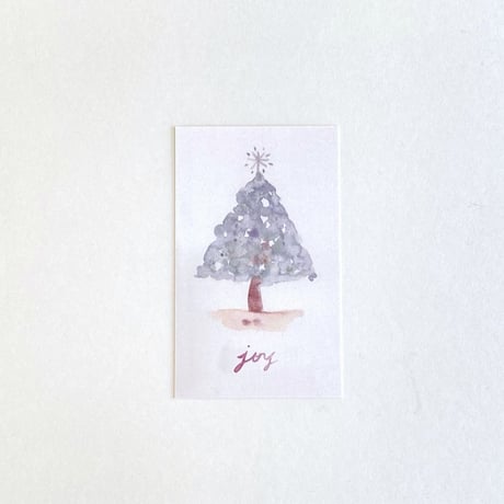 クリスマス　メッセージカード　Idumi Arai