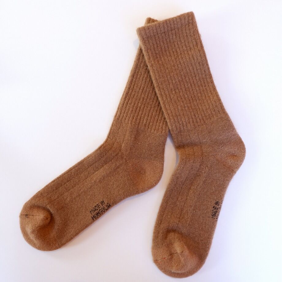 つぼ　ラクダウール ラクダウールソックス 無地 モンゴライン | プルプレアWEBショップ