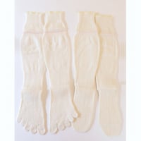 クワトロハイソックス　シルク＆ウール　5本指・先丸　大法紡績