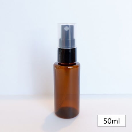 プラスチックスプレーボトル　茶色