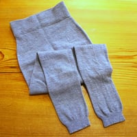 冷えとりスパッツ　シルク＆ウール　大法紡績