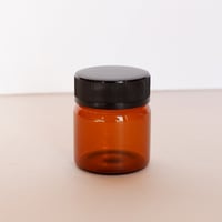広口遮光ガラス瓶　茶色　25ml