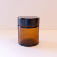 広口遮光ガラス瓶　茶色　30ml