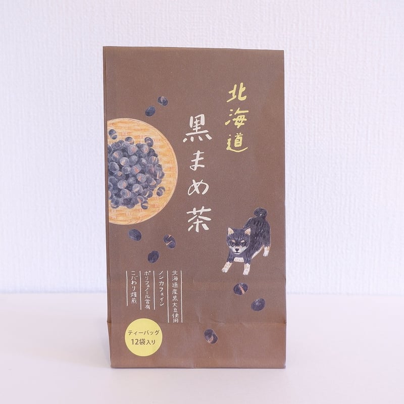 北海道 黒まめ茶 ティーバッグ 12袋 お湯出し・水出し両用 黒豆茶