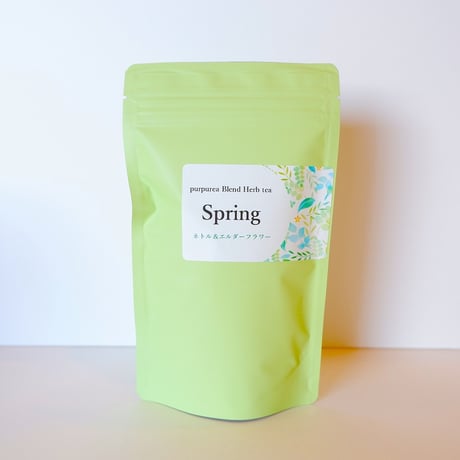 Spring　ネトル＆エルダーフラワー　25g　プルプレアブレンドハーブティー