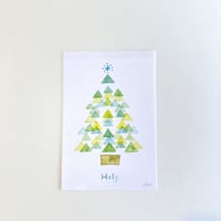 クリスマス　ポストカード　Idumi Arai