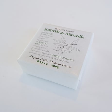 サボンドマルセイユ　石けん　オリーブＮ　100g　無香料タイプ　マリウスファーブル  のコピー