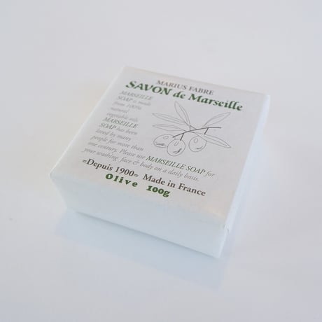 サボンドマルセイユ　石けん　オリーブＮ　100g　無香料タイプ　マリウスファーブル