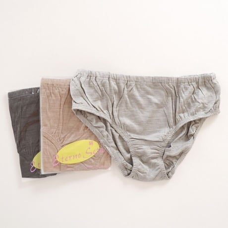 シルク100％レギュラーショーツ　絹紡糸　金亀糸業