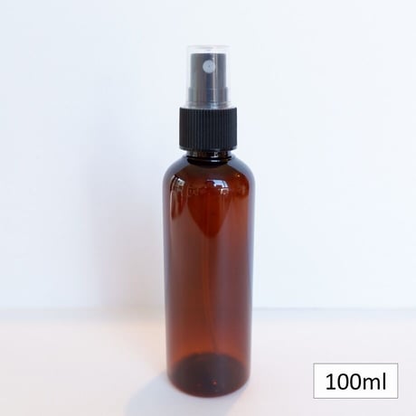 プラスチックスプレーボトル　茶色