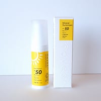 ミネラルサンスクリーン ライトベージュ SPF50 PA++++ 30ml 日焼け止め フェイス用 ナヴィーン naveen