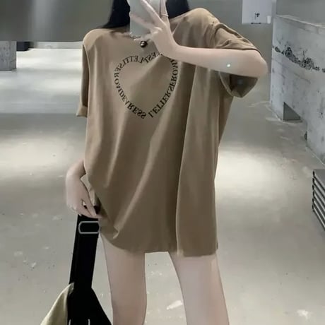 ロゴハートデザインTシャツ2色