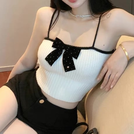 結城里華様ご着用♡リボン付きキャミ