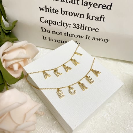 7-8文字  order necklace