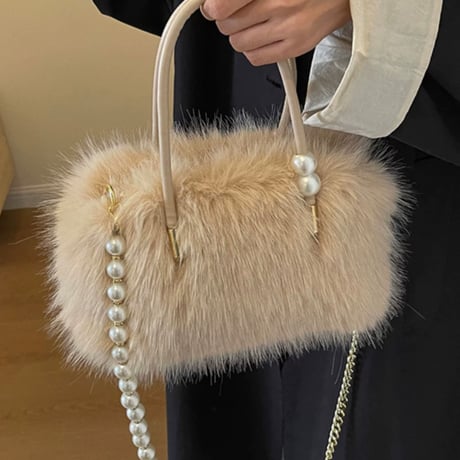 Perl×fur bag 4色