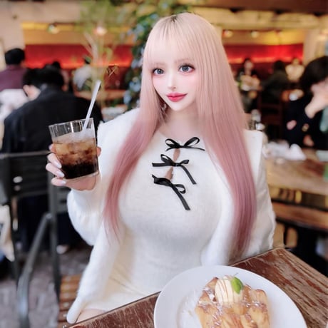 ヴァニラ様ご着用♡ミニブラックリボン長袖ワンピ