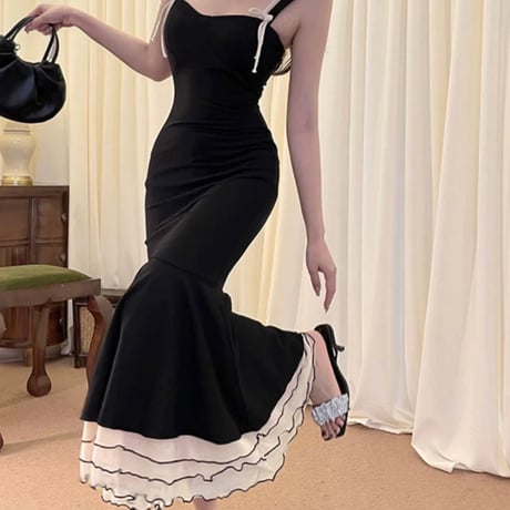 mellow frill long op