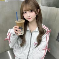 田口未彩様♡有栖なな様ご着用♡border ribbon setup 2色